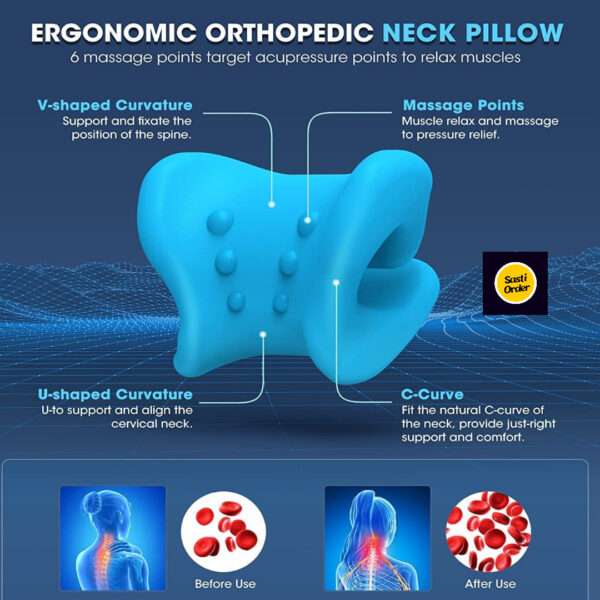 neck stretcher for neck pain relief massager  - Image 2