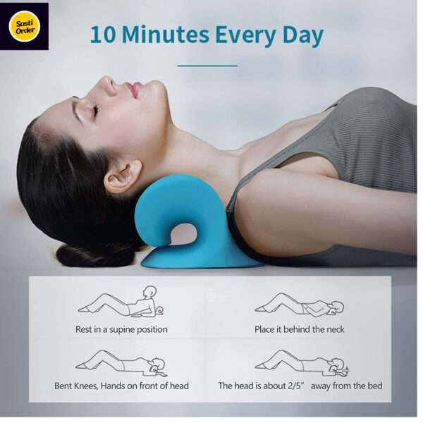 neck stretcher for neck pain relief massager  - Image 3