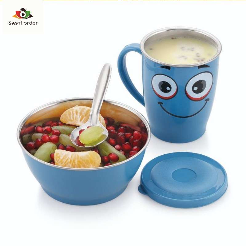 Happy Steel Set Box showcasing high-quality stainless steel kitchenware, elegantly packaged for gifting.