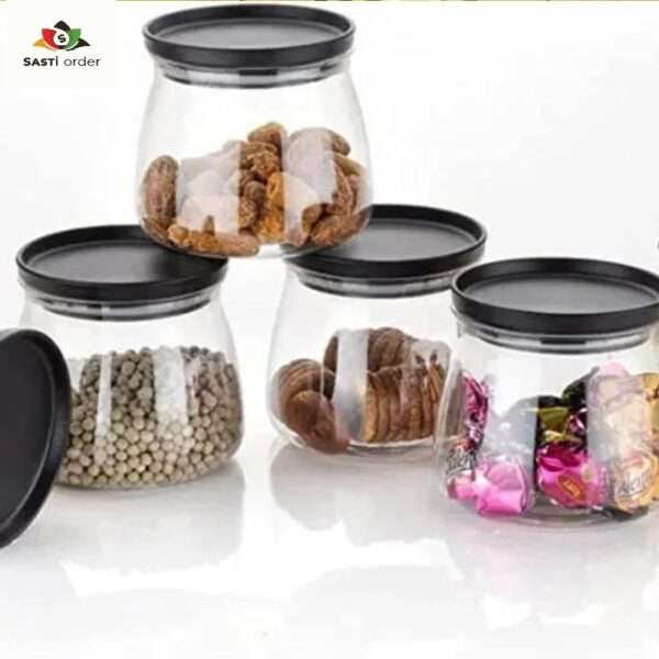 Curve Airtight Kitchen Storage Container by Matuki, designed to keep food fresh with a stylish, stackable design.