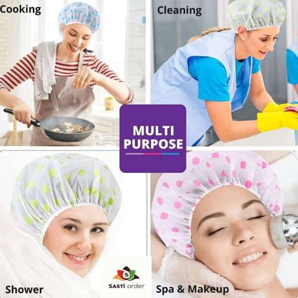 3 Pc Shower Cap - Image 2