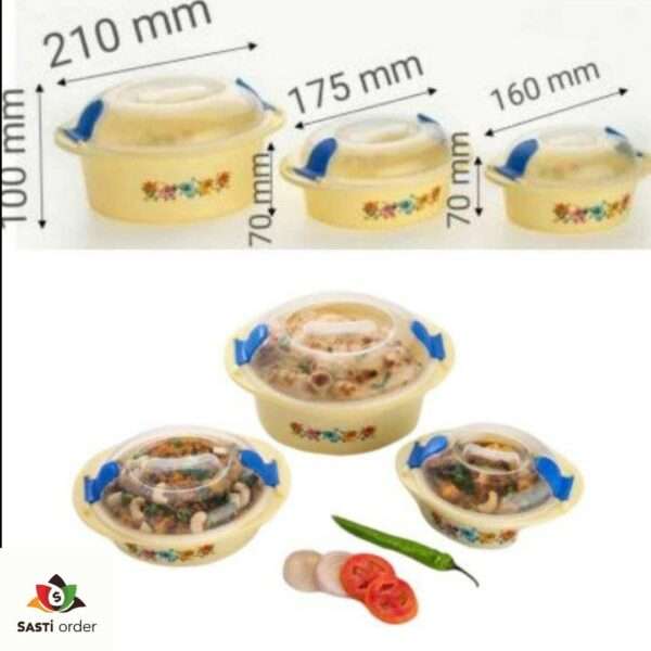 A durable Casserole Microwave dish with a tight-fitting lid, placed in a microwave, showcasing its heat-resistant design and ability to lock in moisture while cooking or reheating meals.