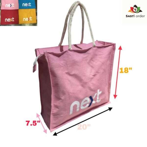 Jute Next Shopping Bag - Image 4