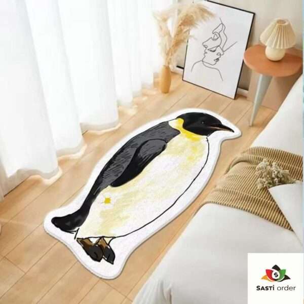 Big Cartoon Cat Living Mat featuring a playful oversized cat design, perfect for kids' rooms.