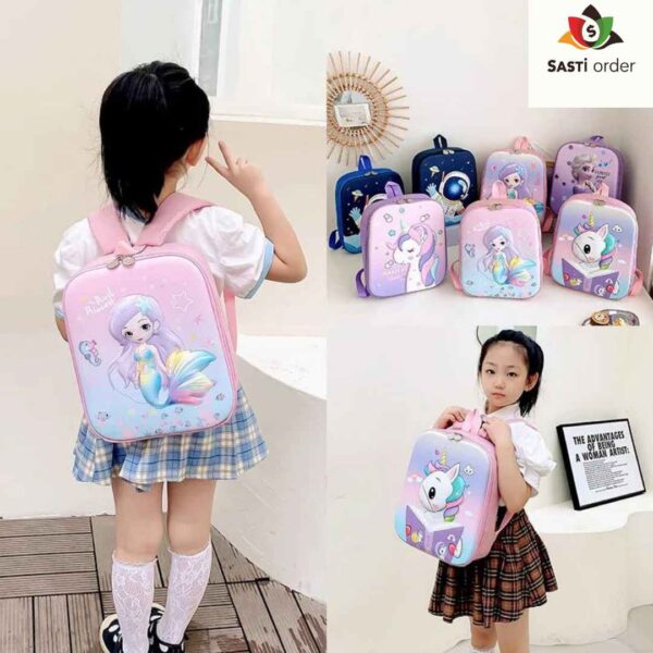 Cartoon Unicorn Mini School bag