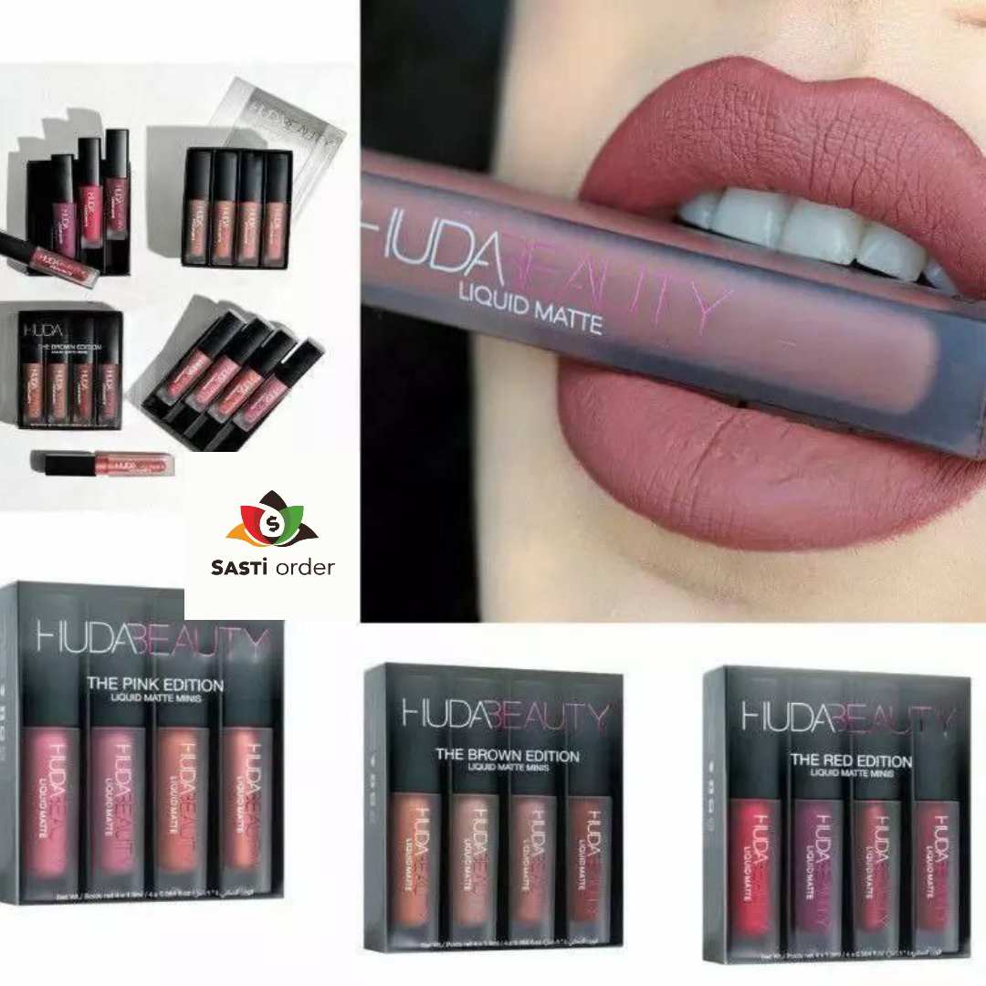 Close-up of Beauty Liquid Mini Lipstick in a sleek, compact tube, showcasing its vibrant color and creamy texture, perfect for on-the-go application.