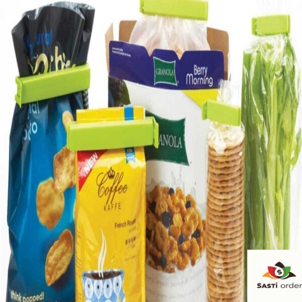 18-Piece Sealer Set with colorful, durable clips for sealing bags and keeping food fresh.