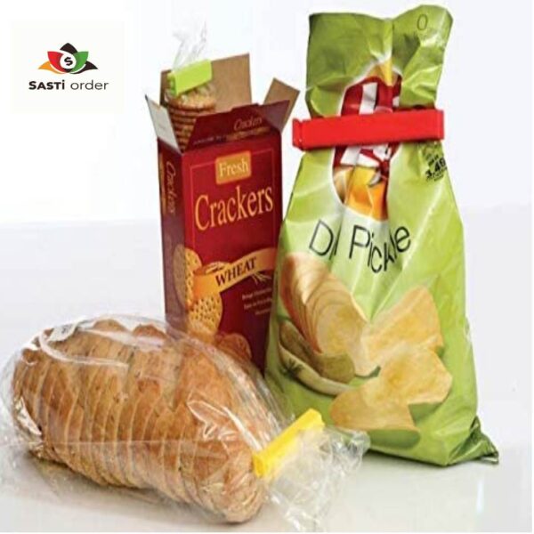 18-Piece Sealer Set with colorful, durable clips for sealing bags and keeping food fresh.