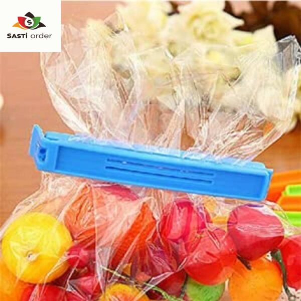 18-Piece Sealer Set with colorful, durable clips for sealing bags and keeping food fresh.