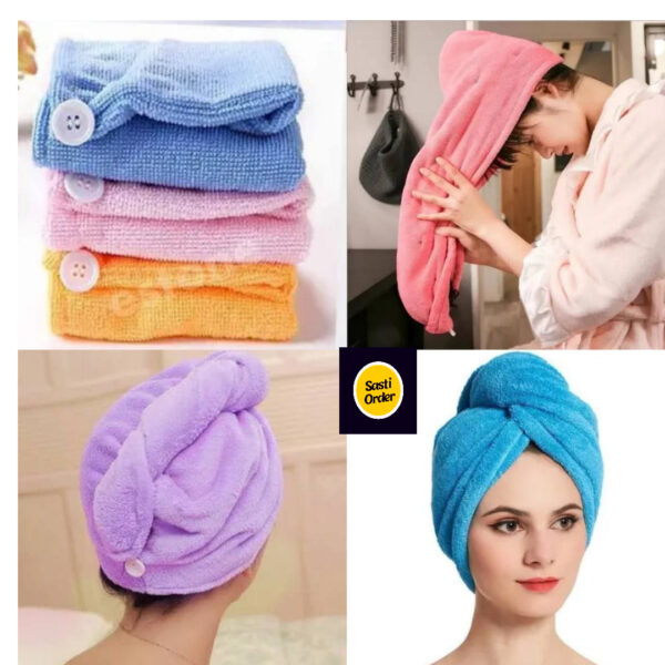 Microfiber Hair Wrap.