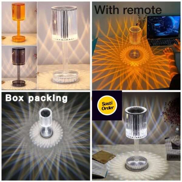 New Usb chargeable Touching color changing lamp.
