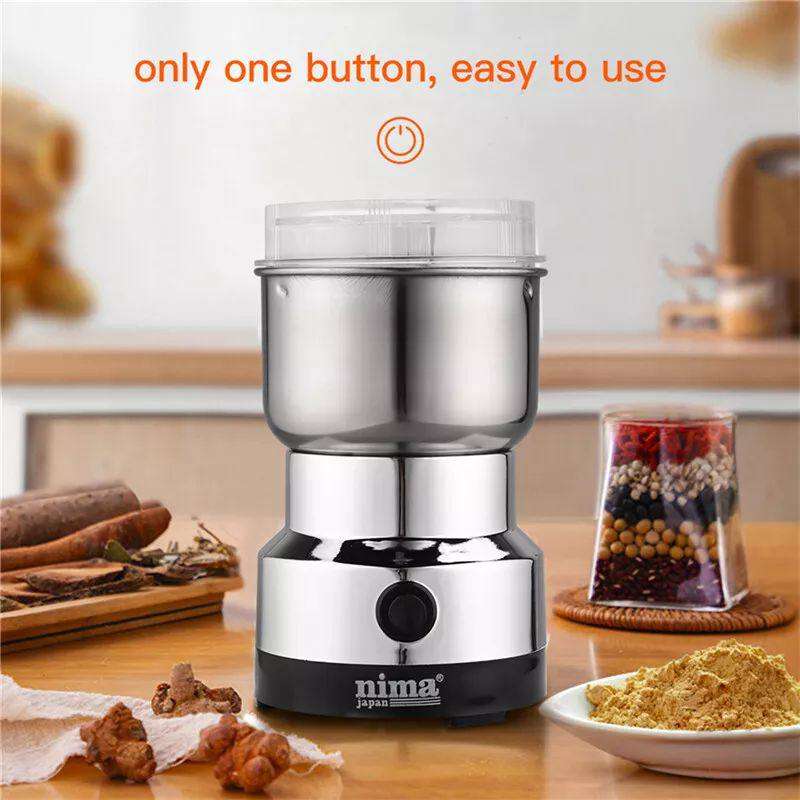 Nima Coffee Grinder/Powder Grinder and Juicer, a versatile kitchen appliance designed for grinding coffee, spices, and extracting fresh juice from fruits and vegetables.