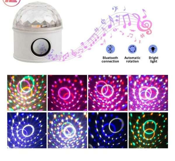 RGB Color Changing Party LED Bulbs displaying a vibrant array of colors.