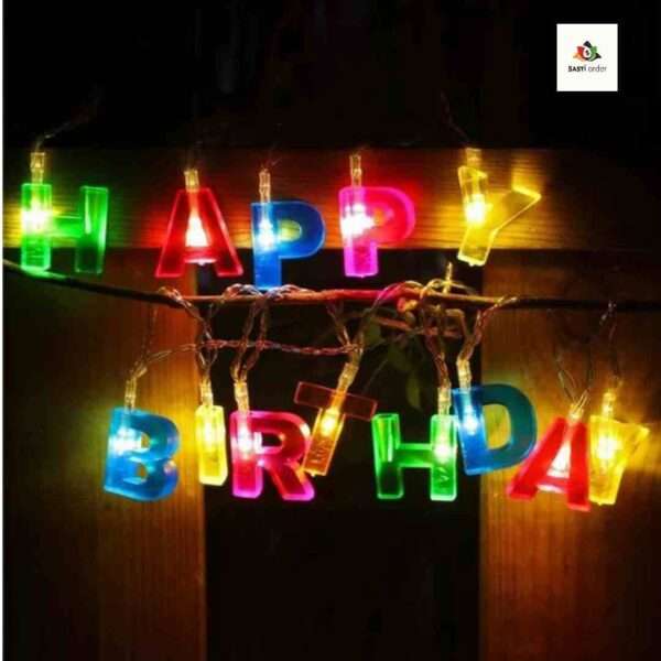 happy birthday led string light - Image 2