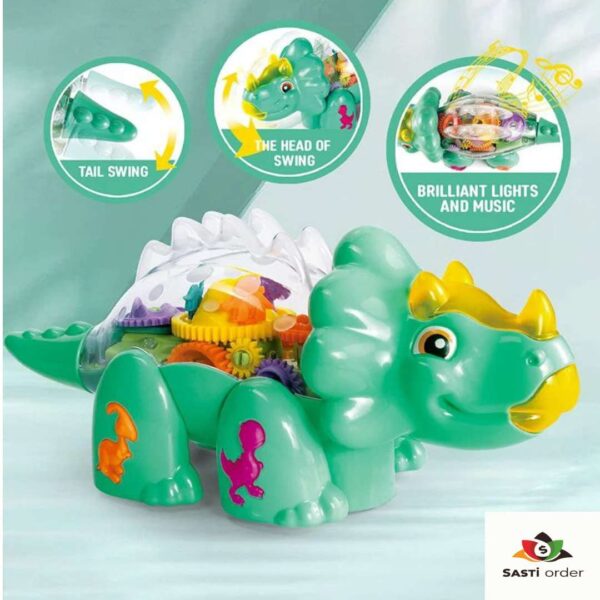 A vibrant Children's Fun Toy with interactive lighting, cheerful music, and dynamic turning action, perfect for engaging and entertaining kids.