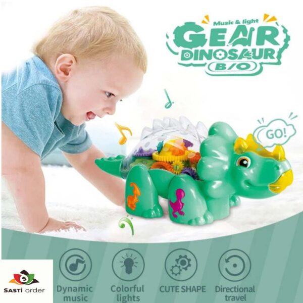 A vibrant Children's Fun Toy with interactive lighting, cheerful music, and dynamic turning action, perfect for engaging and entertaining kids.