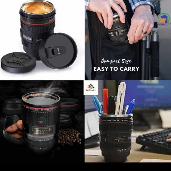 Camera lens coffee mug.