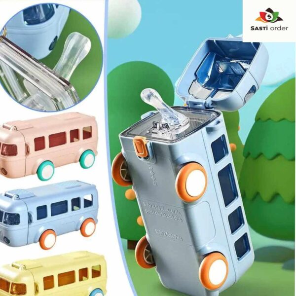 Baby bus shape children water cup - Image 2
