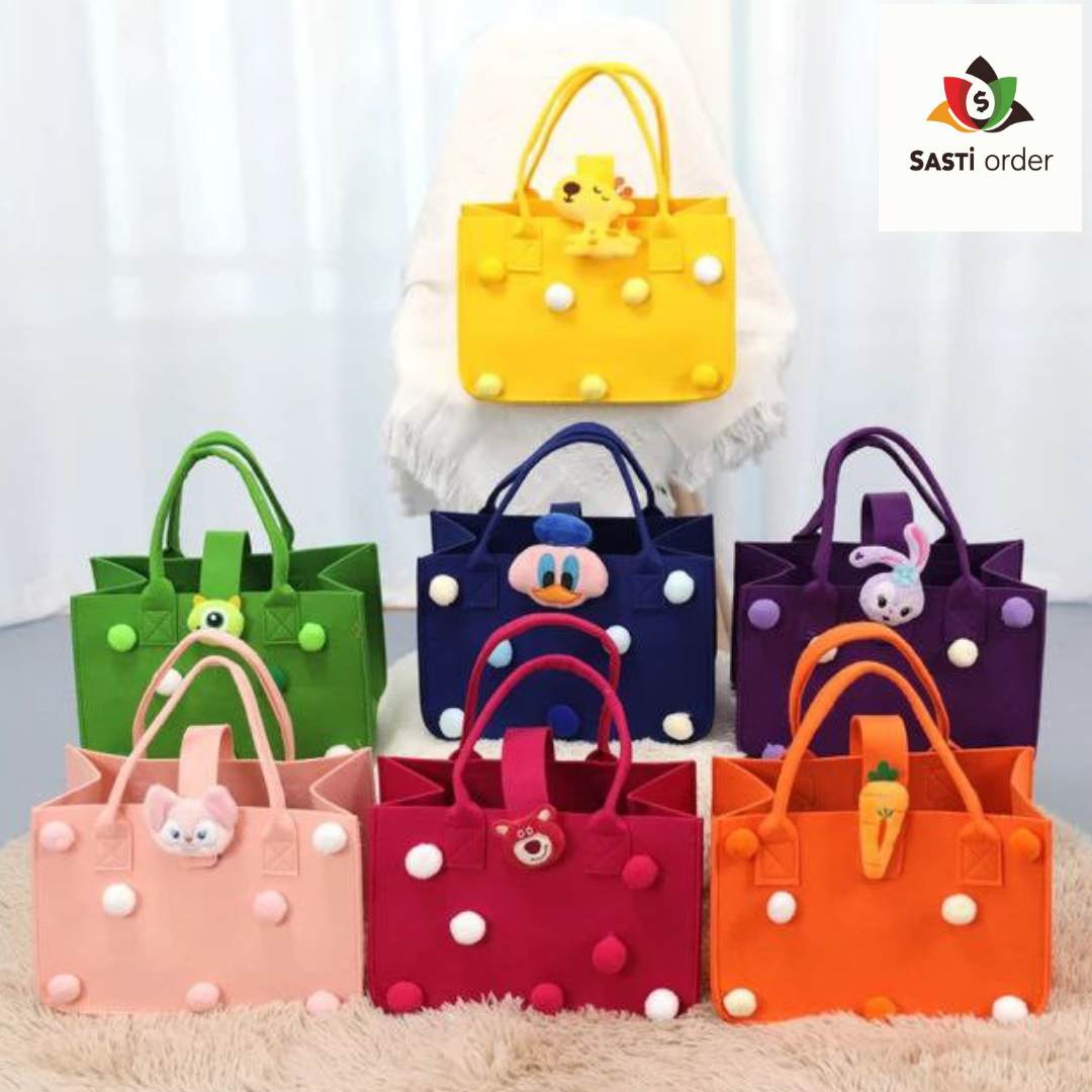 Kids Storage Bag featuring a colorful design, perfect for organizing toys and clothes in children's rooms.