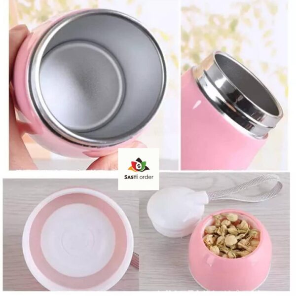 "Penguin Thermos Water Bottle with double-wall insulation and a cute penguin design for keeping beverages hot or cold."