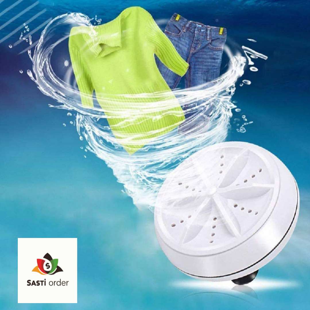 "Ultrasonic Turbine Wash device for deep cleaning jewelry, eyeglasses, and delicate items using advanced ultrasonic technology."