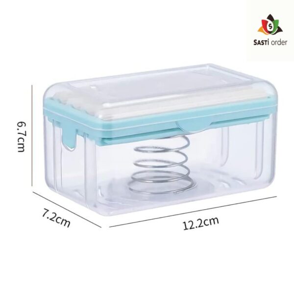 "Soap foaming box for creating rich lather from bar soap"