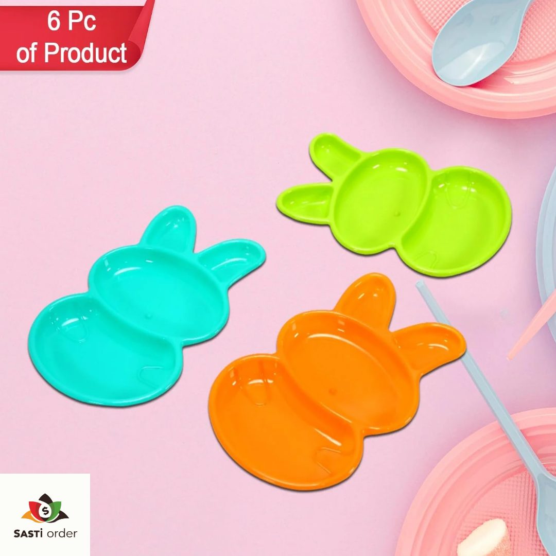 "Rabbit shape dish for serving snacks and appetizers"