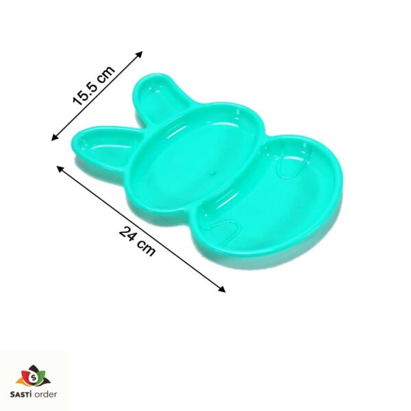 "Rabbit shape dish for serving snacks and appetizers"