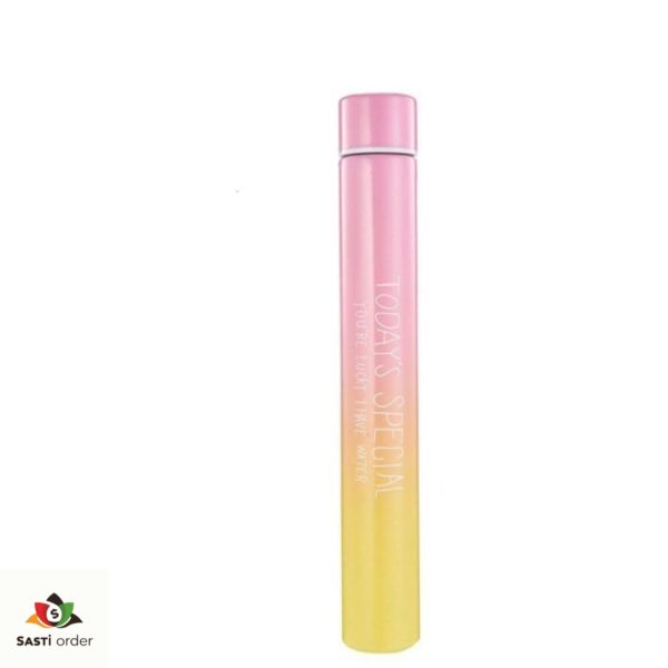 "Gradient stainless steel thermal bottle by Wincy Casa, 24cm, designed for hot and cold beverages"