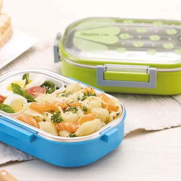 Plastic double wall lunch box