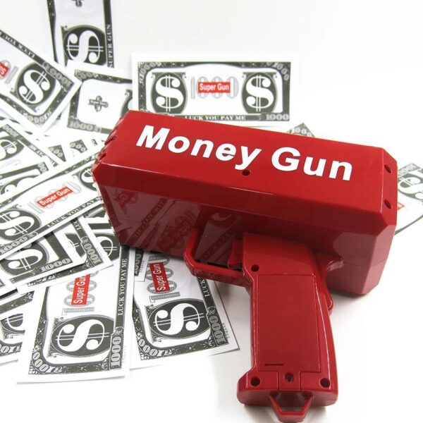 Rain money gun toy pistol