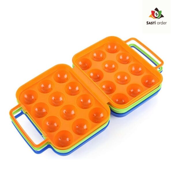 "Durable plastic Egg Holder Eggs Storage Box for safe and organized egg storage."