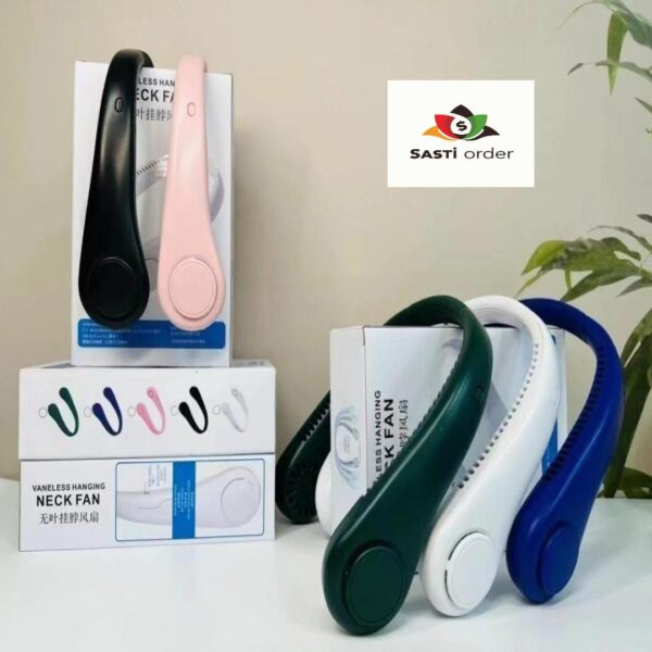 Stylish Neck Fan Rechargeable Hands Free - Image 4