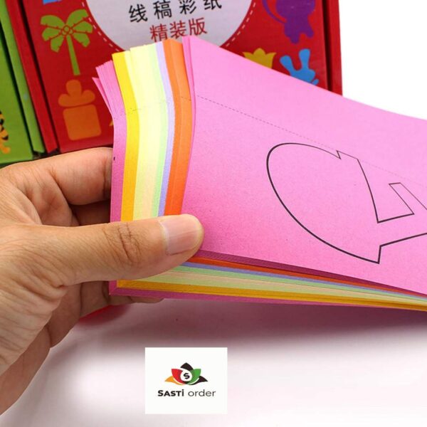 Fun Paper Cutting Set with colorful scissors, craft knives, stencils, and decorative papers for crafting and DIY projects.