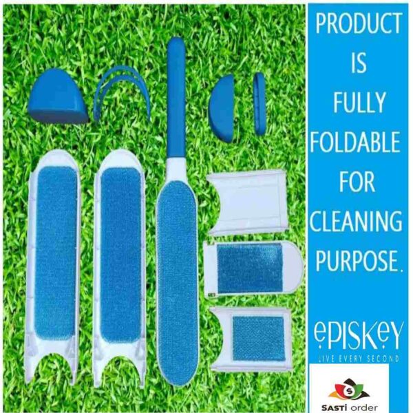 Pet Fur & Lint Remover with ergonomic handle, designed for removing pet hair and lint from furniture, clothing, and other surfaces.