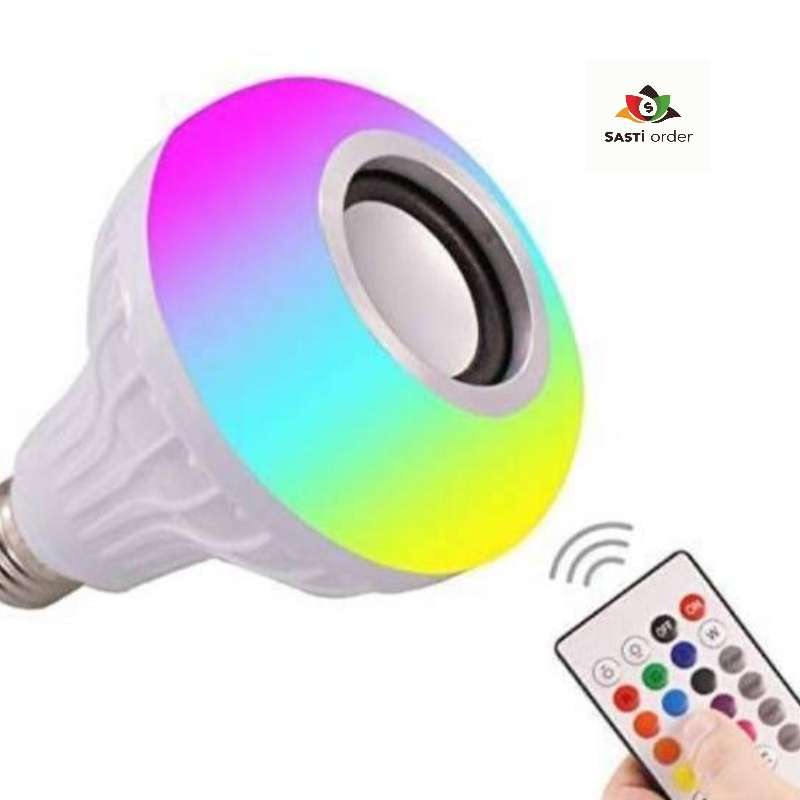 LED Bluetooth 3.0 Speaker Music Bulb RGB: A light bulb with integrated RGB LED lighting and Bluetooth 3.0 speaker, offering colorful illumination and wireless music streaming.