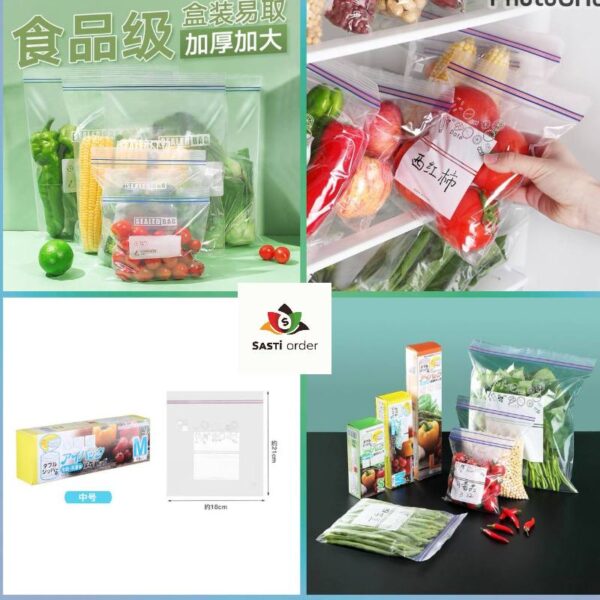 15pcs Sealed bag food grade