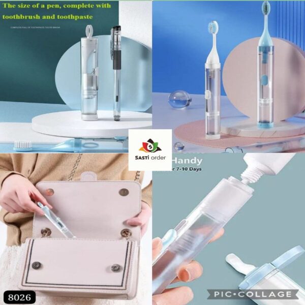 Portable Folding Toothbrush