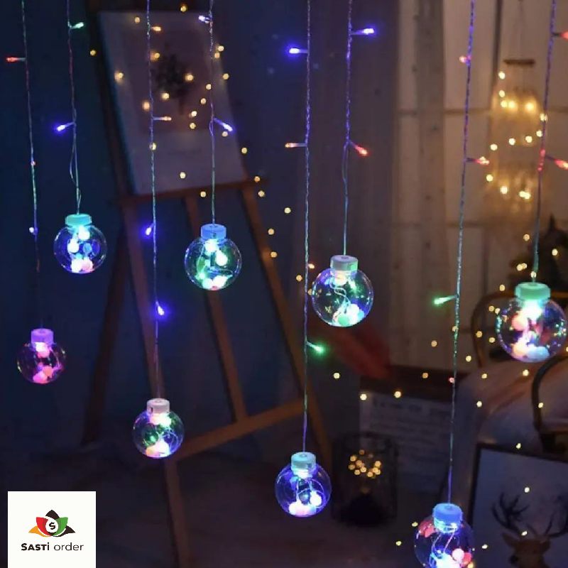 Multi-Color Wishing Ball Light with a spherical design, showcasing a vibrant range of colors to create a dynamic and customizable ambiance.