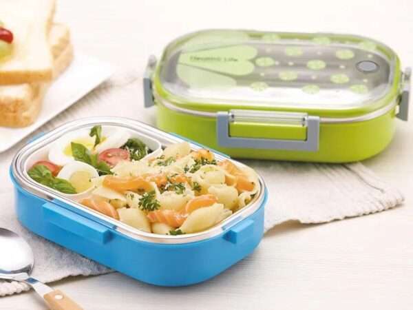 Plastic double wall lunch box - Image 2