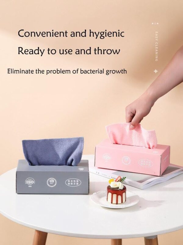 10pcs/box Disposable Microfiber Cloth For Kitchen Towel - Image 6